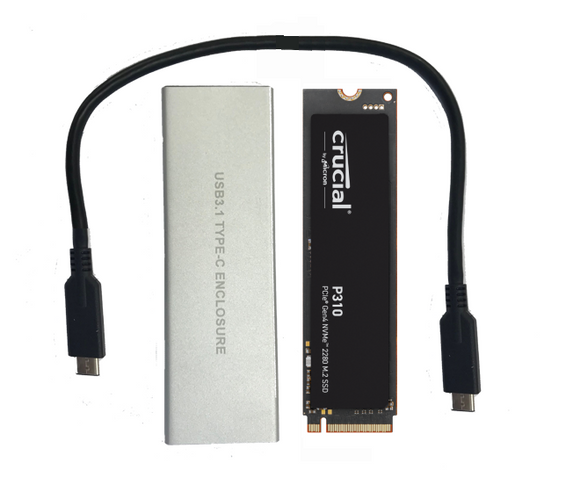 image for 2TB Crucial P310 M.2 NVMe 2280 SSD with cloning kit 