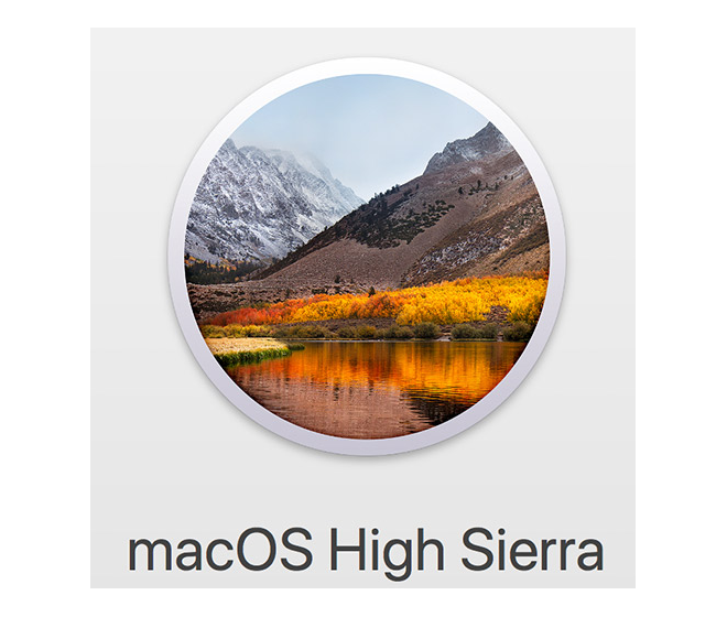 MacOS High Sierra USB installer drive