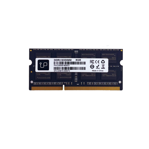8GB DDR3L 1600 MHz SODIMM Module Standard Compatible