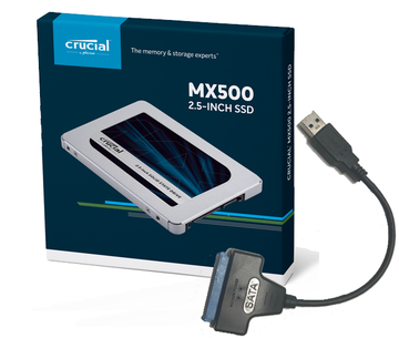 2TB Crucial MX500 SSD with cloning kit