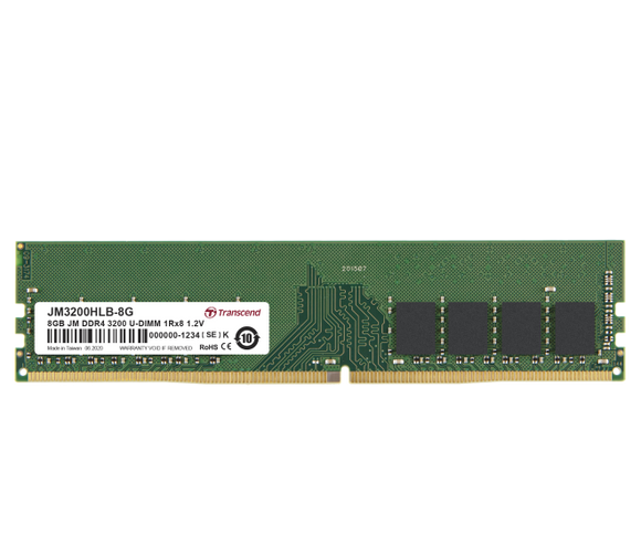 8GB DDR4 3200 MHz UDIMM Module Standard Compatible