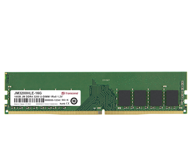 16GB DDR4 3200 MHz UDIMM Module Standard Compatible