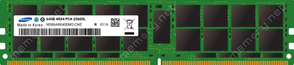 image for 64GB DDR4 3200 MHz LRDIMM Module Server Compatible